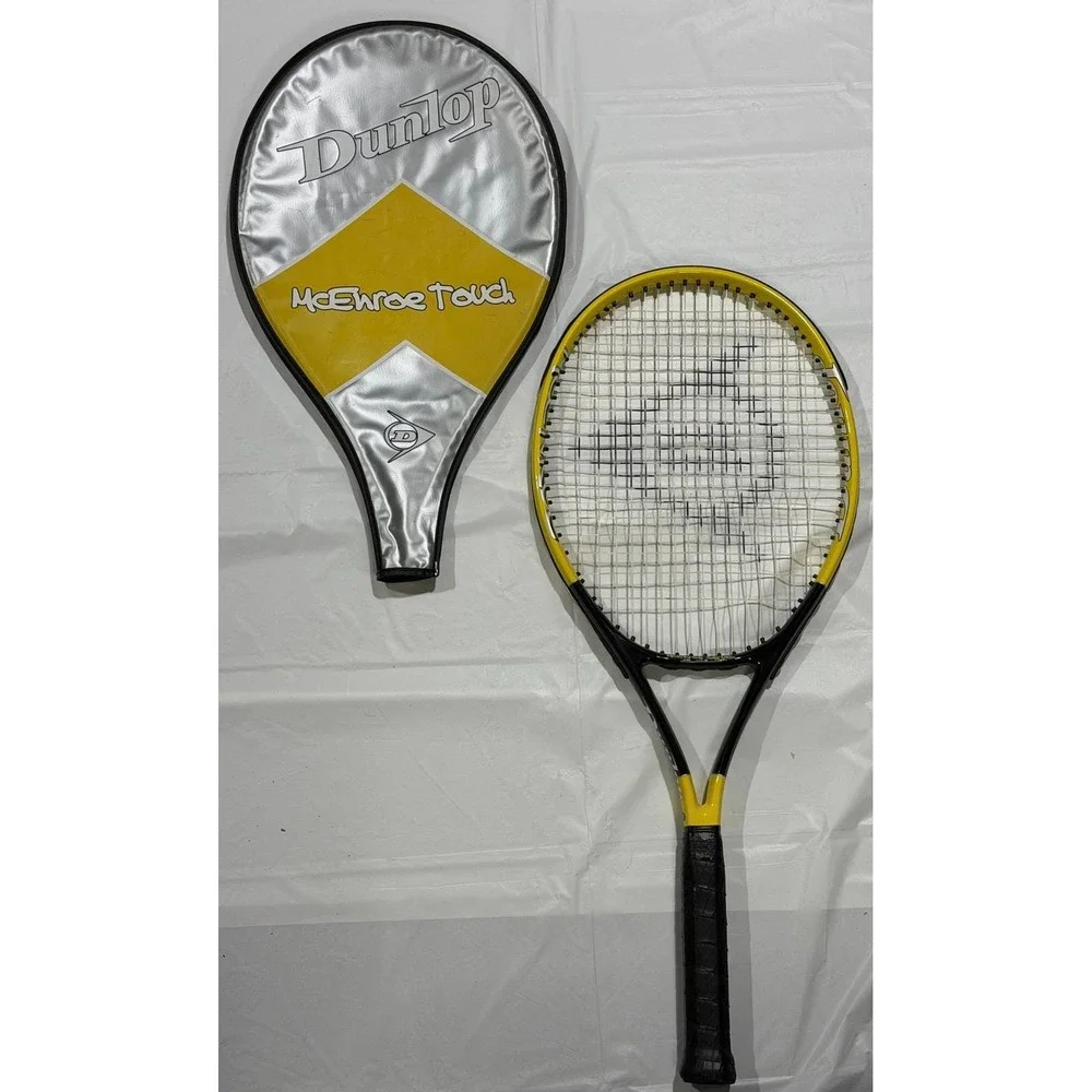 Dunlop McEnroe Touch Tennis Racket Graphite Ti Composite 108 sq in with Cover